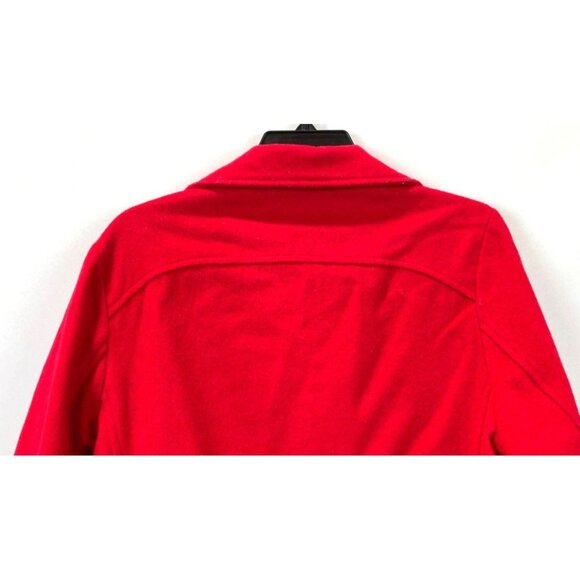 Pendleton Women's Red Wool Blend Mid-Length Coat Size M - Picture 4 of 5
